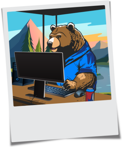 Academic Bear - Card